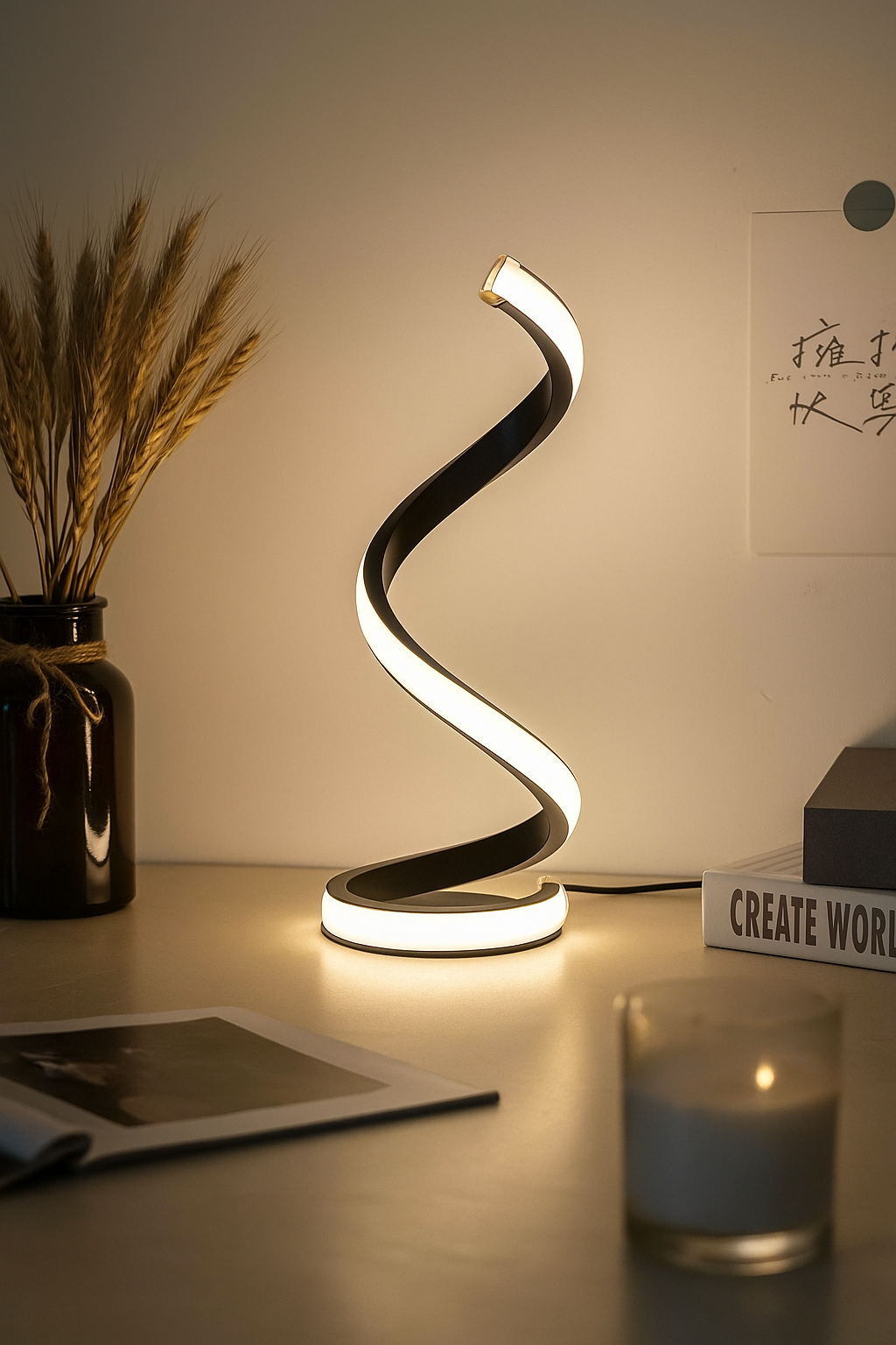 SpiralGlow Lamp